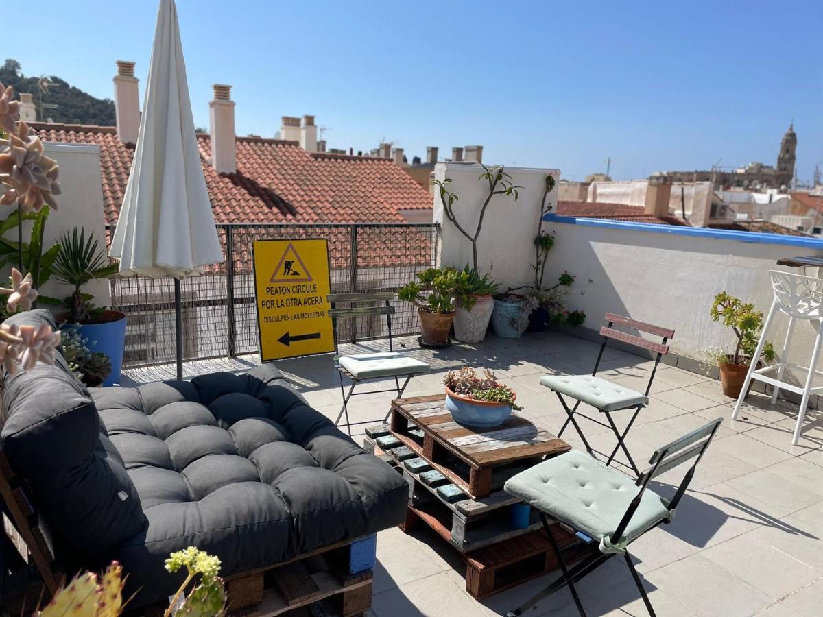 Charming Home With Private Terrace,Heart Of Малага Екстер'єр фото
