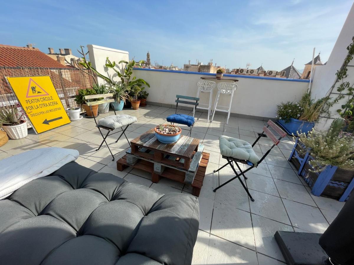 Charming Home With Private Terrace,Heart Of Малага Екстер'єр фото